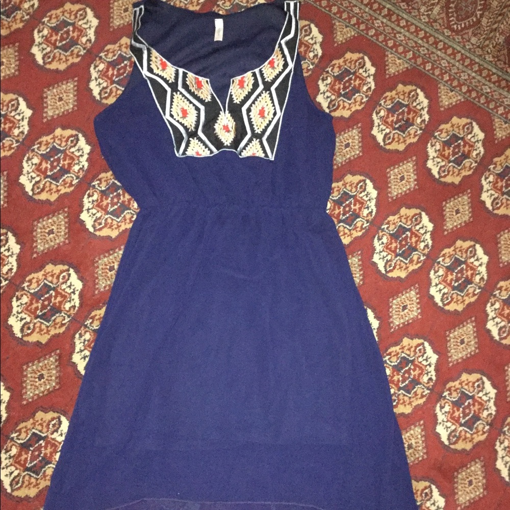 Blue dress